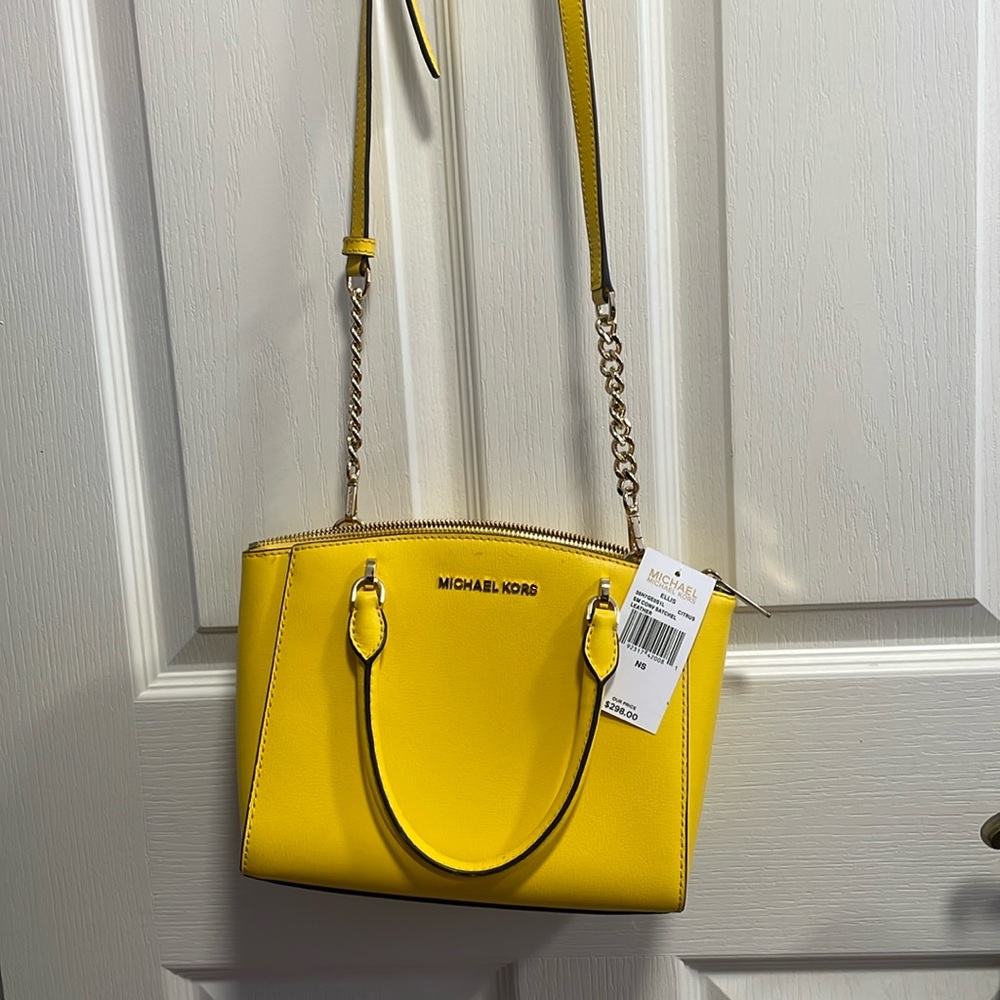 Bright yellow (citrus) Michael kors purse